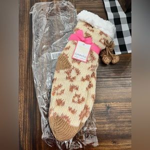 NWT! NIP! Simply Southern Soft Camper Socks! Very Cozy. 
Leopard Cream